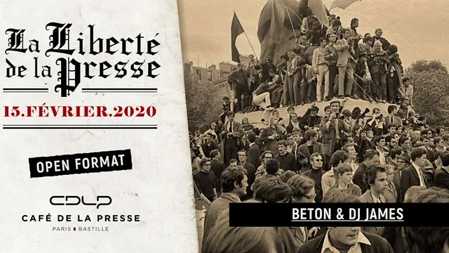 La Liberté de la Presse w/ Dj James (from NTM) & Dj Beton