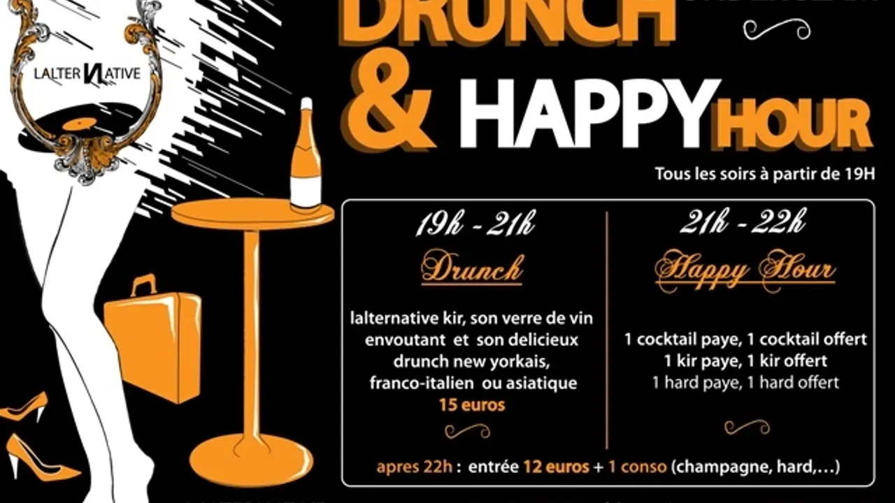 Drunch Underglam & Happy Hour