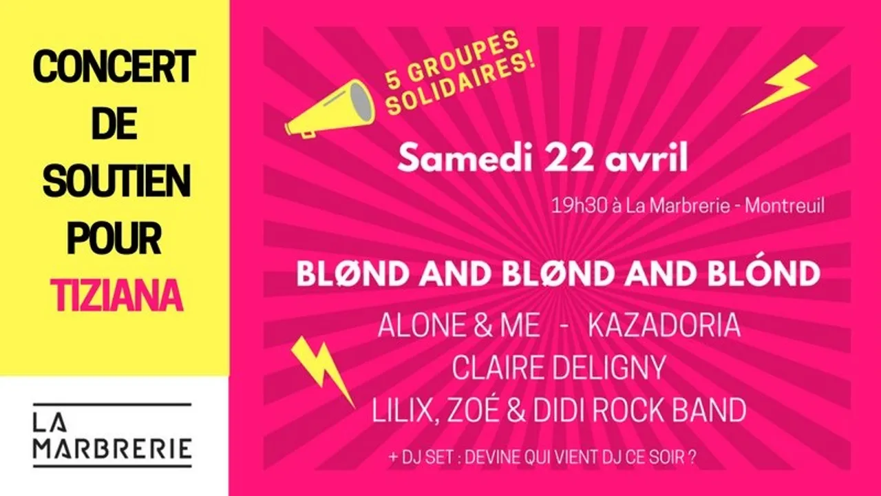 Bougeons ensemble avec Tiziana : Blond and Blond and Blond & more
