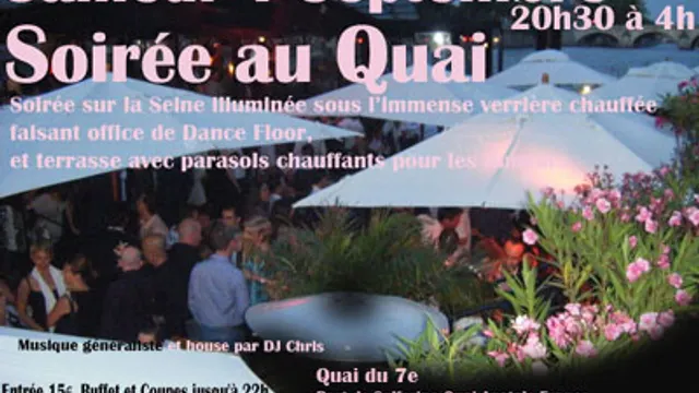 SUMMER 2010-Péniche Le QUAI avec buffet offert
