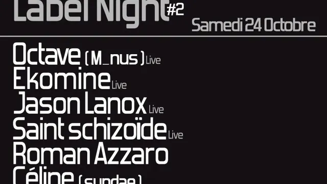 Coton Tige Label Night 2