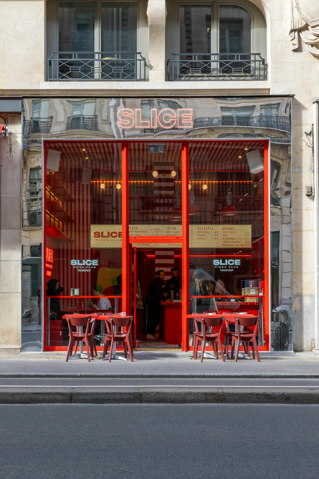 Slice Pizza Club Restaurant Paris