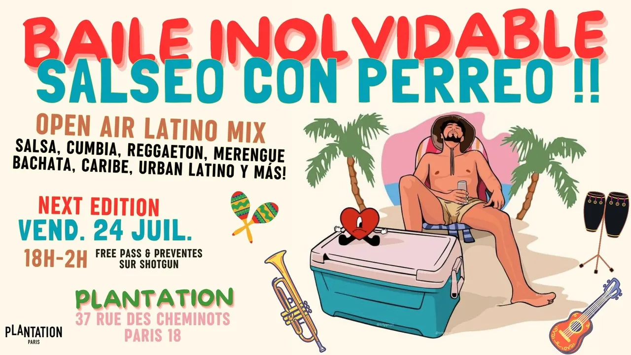 BAILE INOLVIDABLE - Open Air Latino Mix Salseo con Perreo !