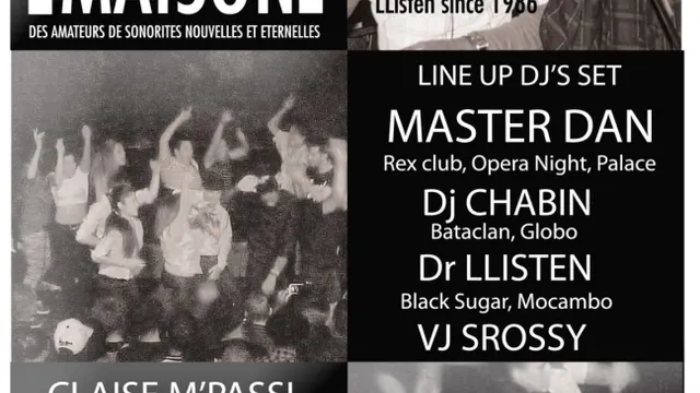 Party à la maison fête le Funk guest Dj Chabin, Dr Llisten, Master Dan