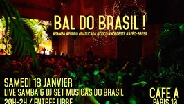 Bal do Brasil : samba, MPB, axé, forro nordeste & baile funk !