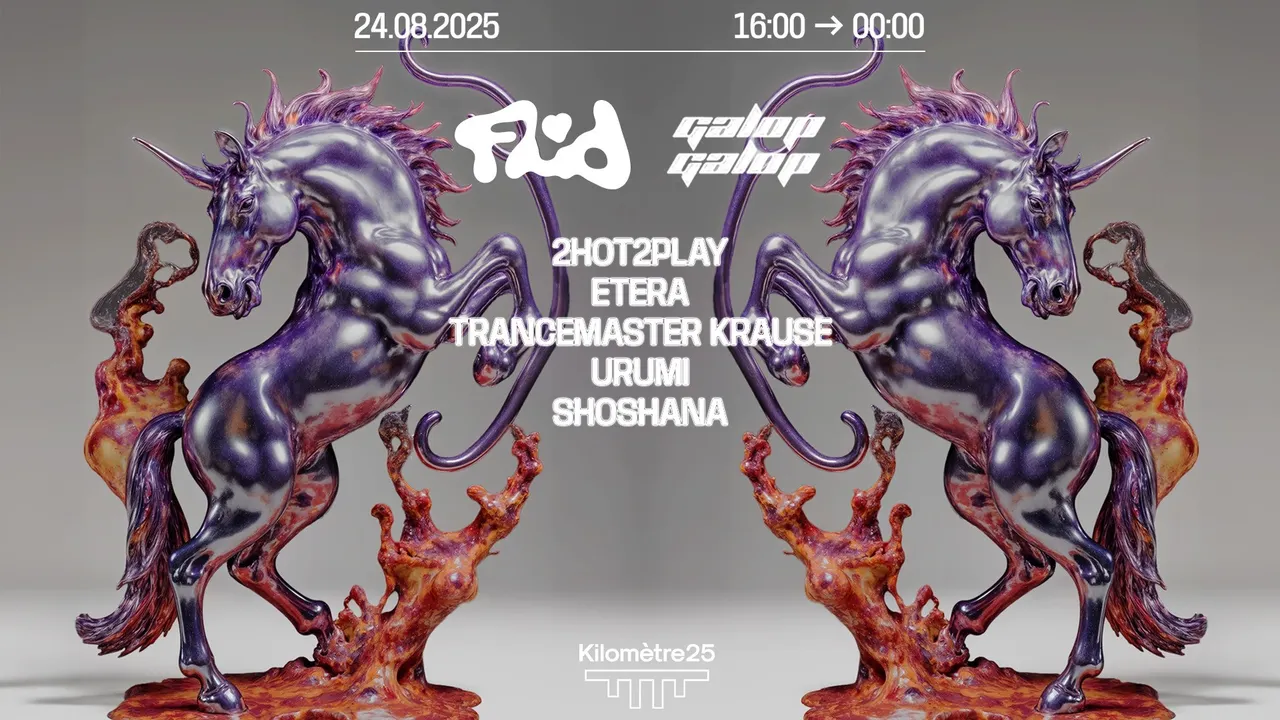 FLUID x GALOP GALOP : 2HOT2PLAY, TRANCEMASTER KRAUSE, URUMI