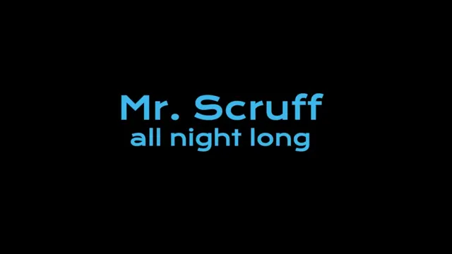 Mr. Scruff all night long