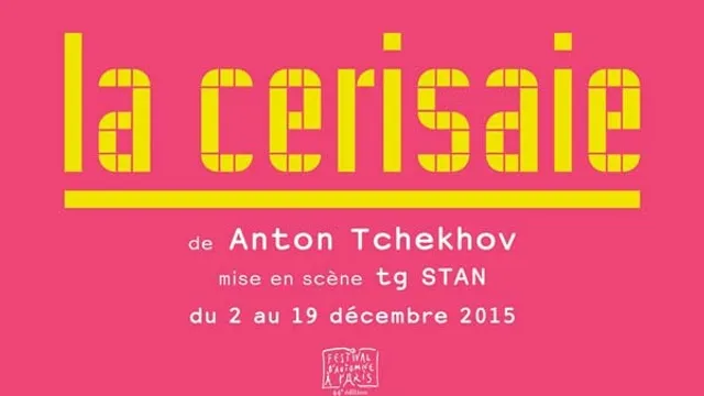 La Cerisaie de Anton Tchekhov