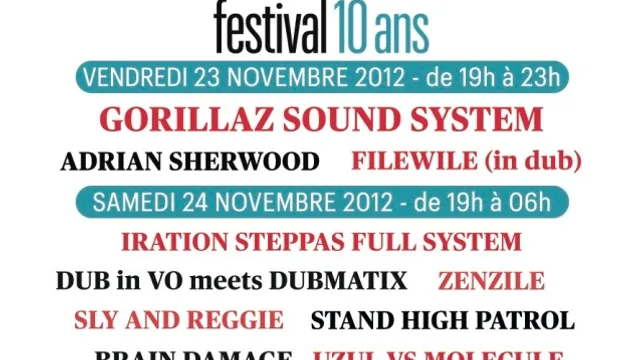 Télérama Dub Festival - 10 ans - Jour 1