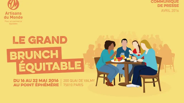 Le Grand Brunch Equitable d'Artisans du Monde