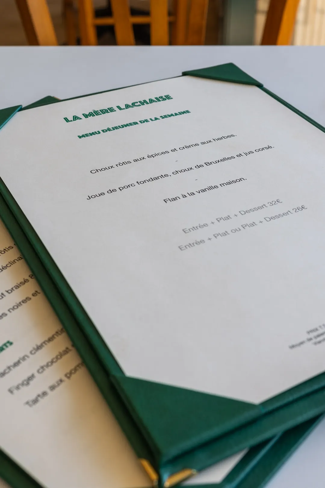 La Mère Lachaise Restaurant Paris