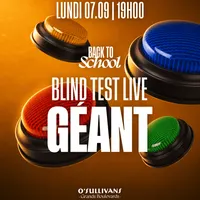 [Gratuit] Blind Test Live - Back To School 2026