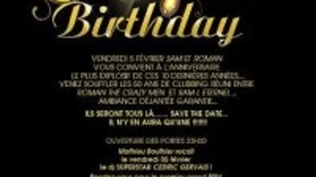 Sam's Birthday Guest Dj Cedric Gervais (Miami)