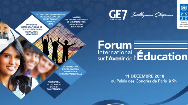 Forum International de Paris sur l'Avenir de l'Education - GE7