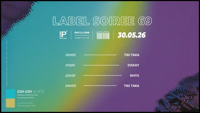 Pavillonn Label Soirée Club