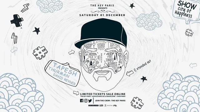 The Key Paris presents : Tapesh, Thurman, David Reyner