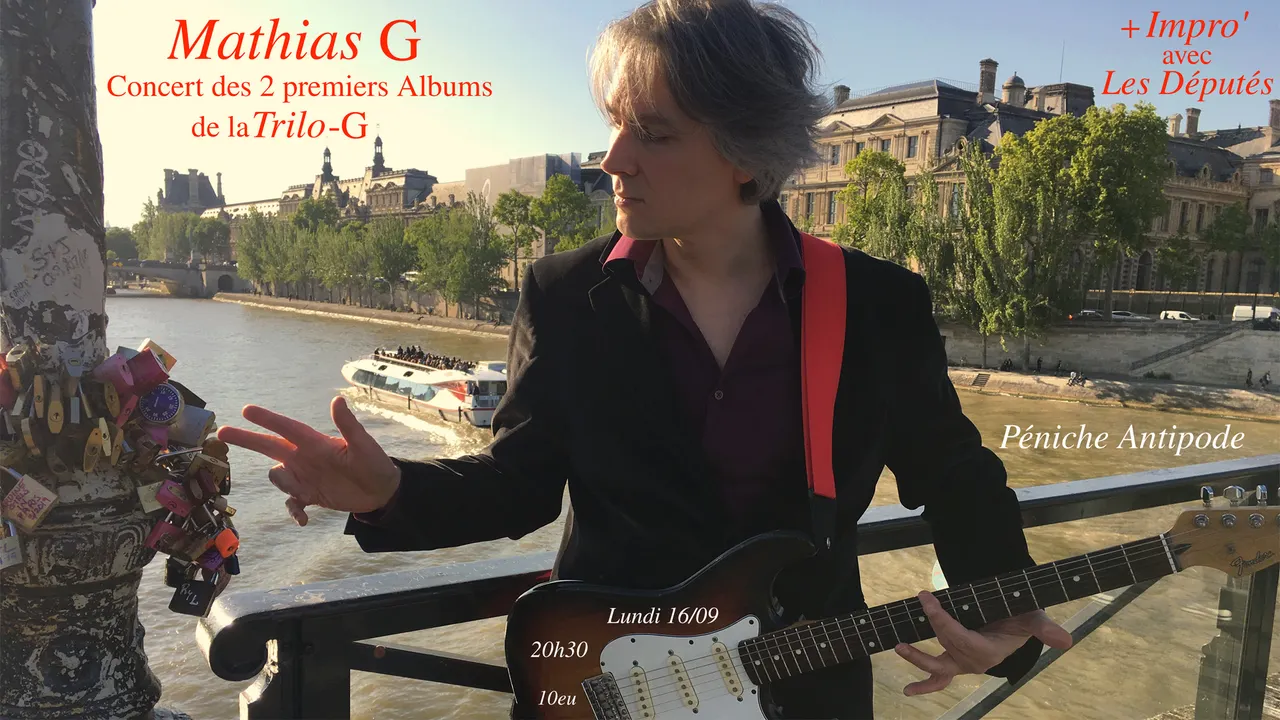 Mathias G : concert de sortie des deux premiers albums de la Trilo-G.