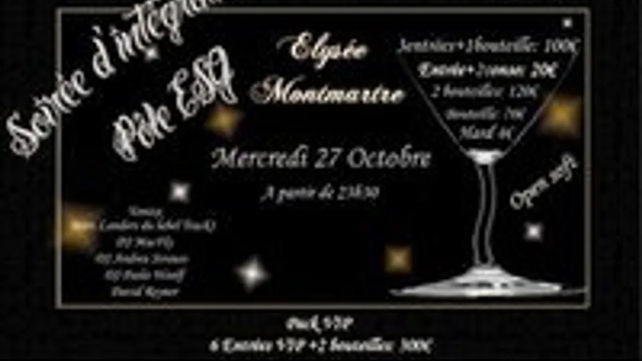 Soirée D'Intégration Pole ESG