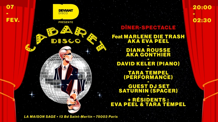Cabaret Disco - Diner spectacle