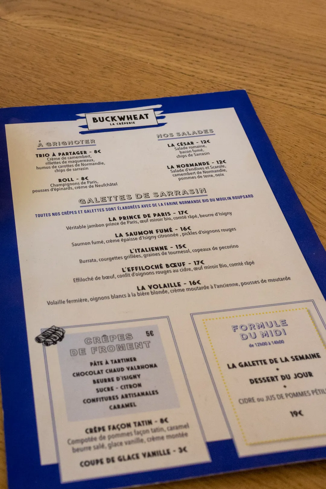 Buckwheat Restaurant Paris