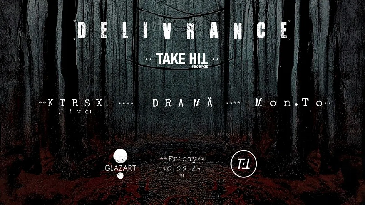 TAKE IT X GLAZART : DRA.MA, KTRSX live, Mon.To