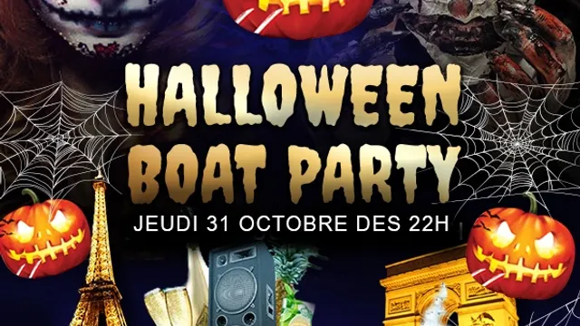 PARIS BOAT PARTY HALLOWEEN BATEAU CLUB GEANT