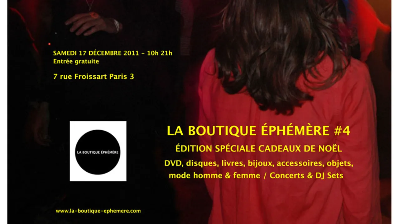 La Boutique Ephémère #4 spécial cadeaux de Noël