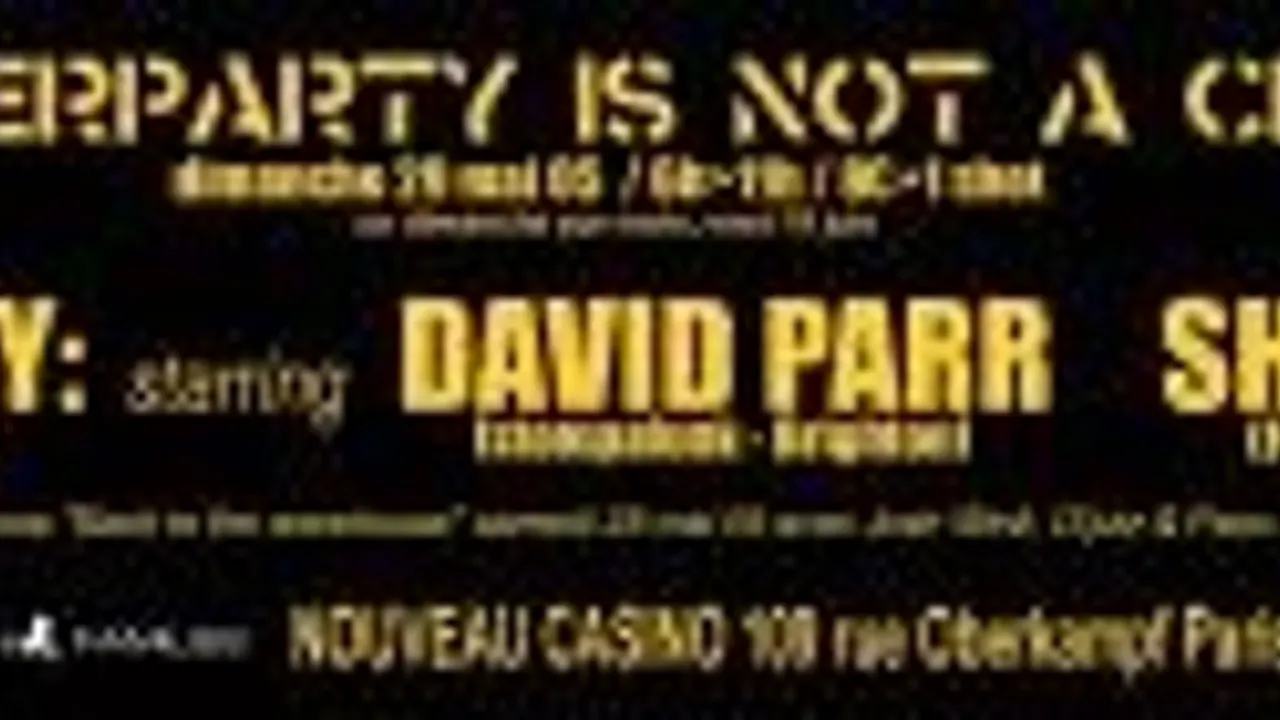 After Party Is Not A Crime