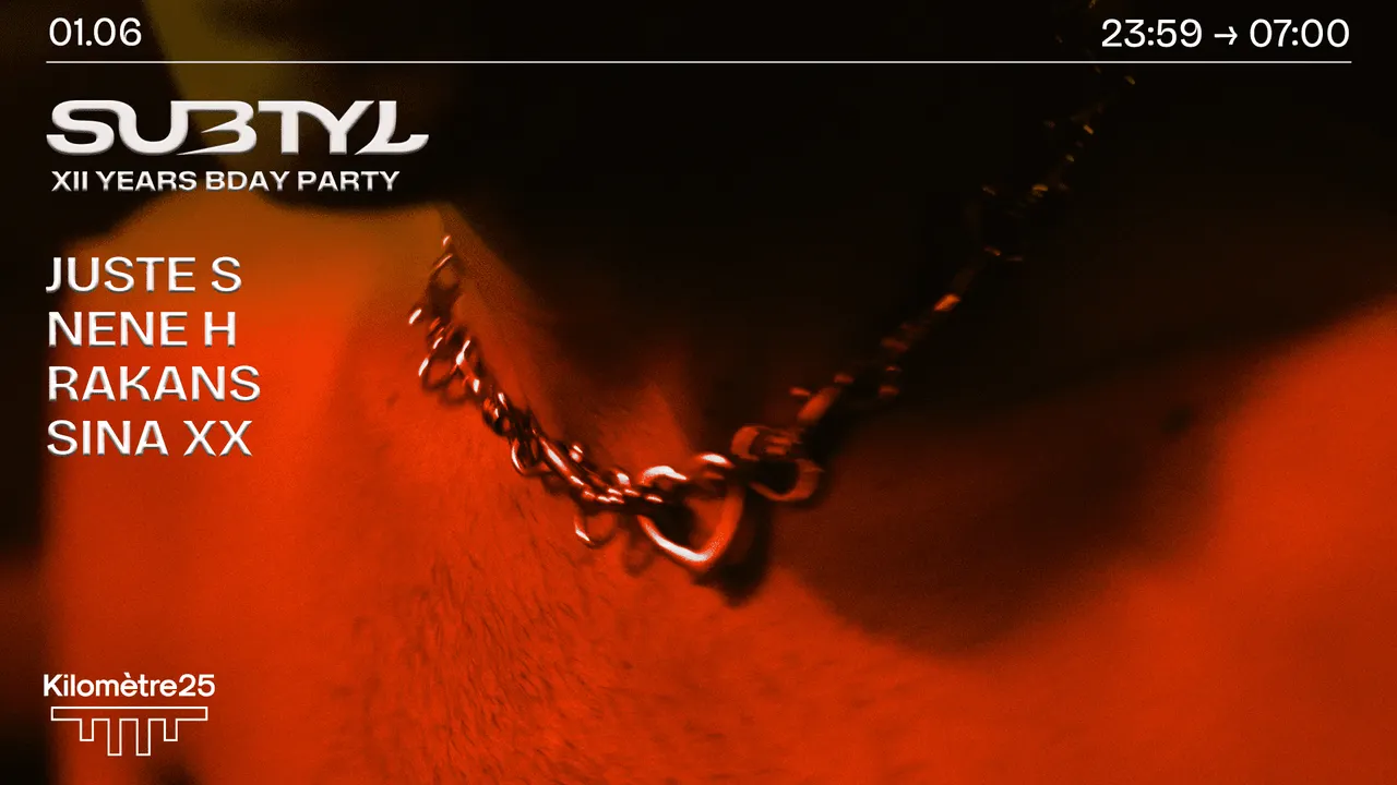 SUBTYL X KM25: 12 YEARS - NENE H, RAKANS, SINA XX & MORE