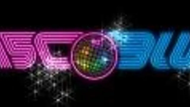 Disco Blue Old School Party