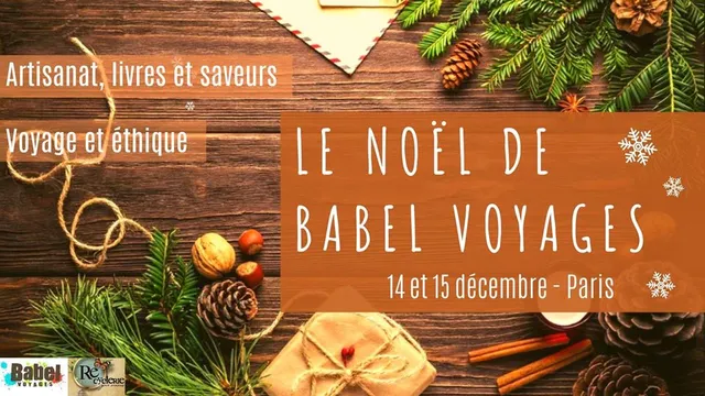 Le marché de Noël éthique de Babel Voyages à la REcyclerie
