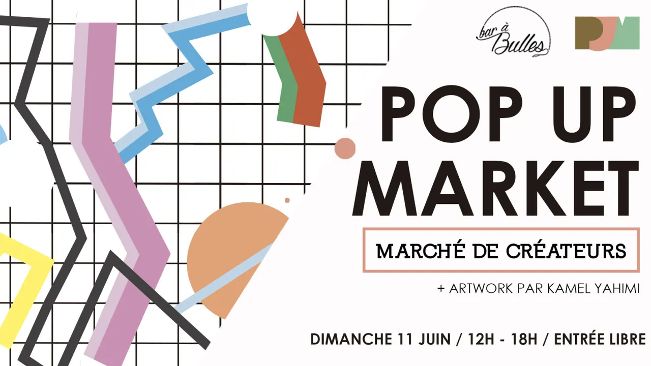 Pop Up Market au Bar à Bulles