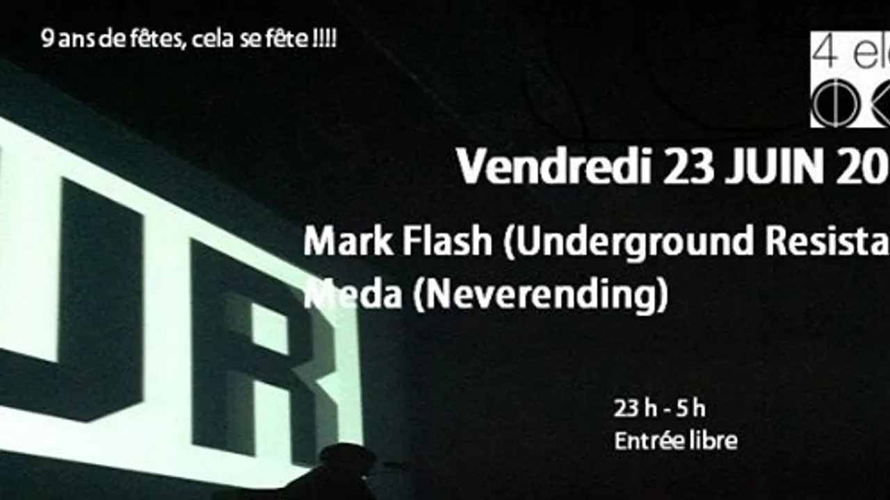 Mark Flash de UR et Meda de Neverending pour les 9 ans du bar