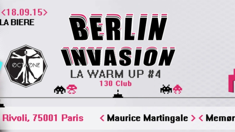WARM UP #4 - BERLIN INVADES PARIS - MAURICE MARTINGALE - MEMORIA - GUEST