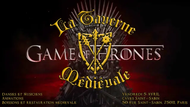 La Taverne Médiévale: Game of Thrones