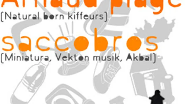 Arnaud Plage + SaccoBros @ La terrasse du BATOFAR