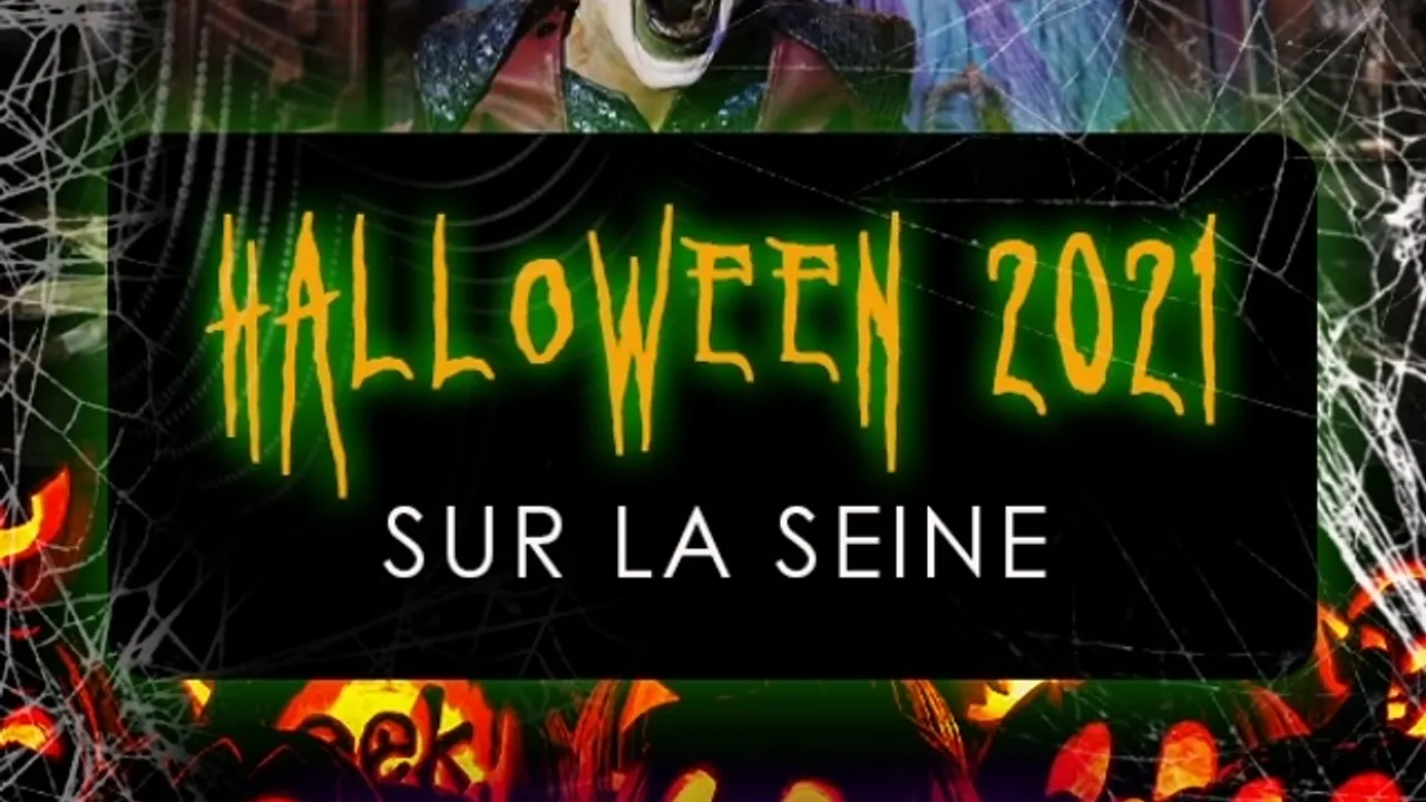 HALLOWEEN BOAT ROOFTOP PARTY HANTÉ GÉANTE SUR LA SEINELE FLOW ALEXANDRE III