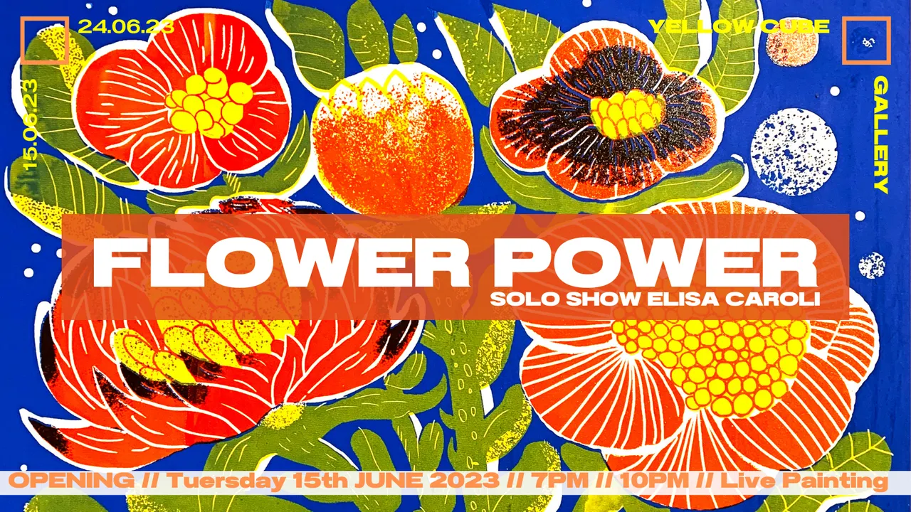 Vernissage - FLOWER POWER - Elisa Caroli