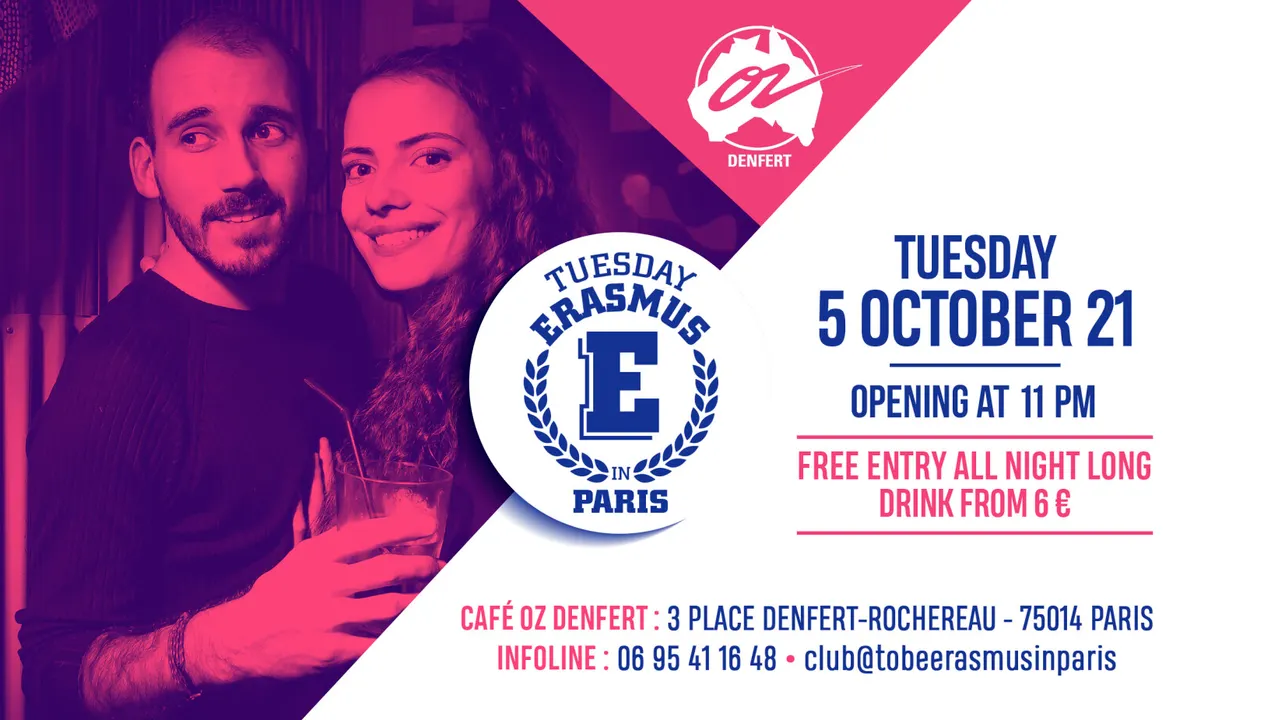 TUESDAY ERASMUS IN PARIS