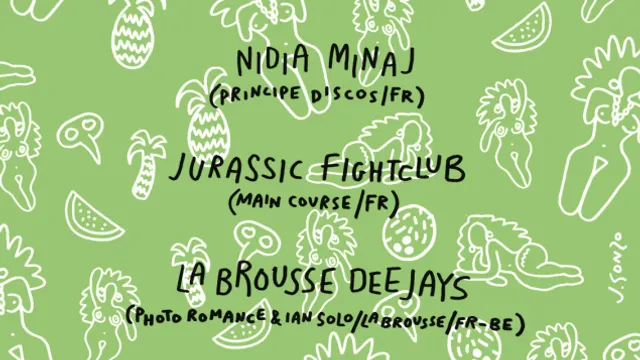 Carnaval Launch Party : Nidia Minaj, Jurassic Fight Club, La Brousse Deejays
