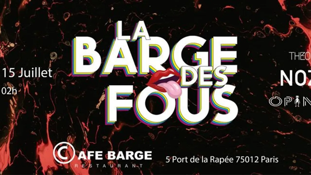 La Barge Des Fous - Cafe Barge