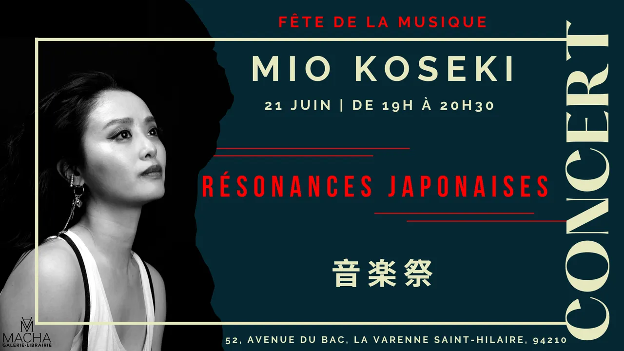 MIO KOSEKI en concert : Résonances Japonaises  Fête de la musique