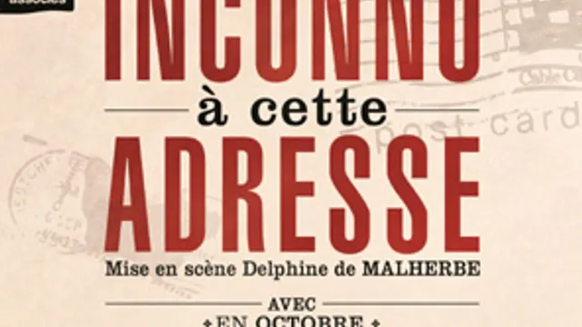 Inconnu à cette adresse