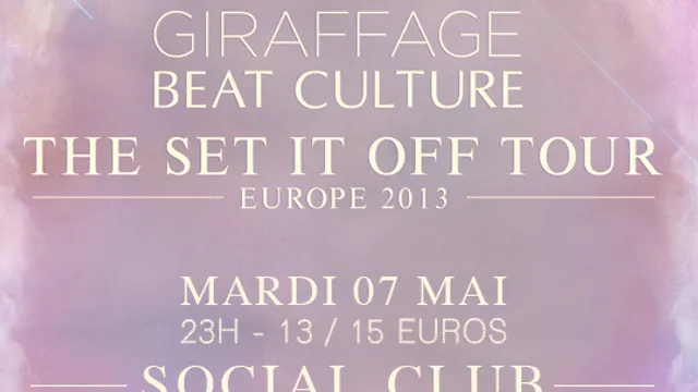Set It Off aver Xxyyxx, Slow Magic, Blackbirdblackbird, Giraffage, Beat Culture @ Social Club