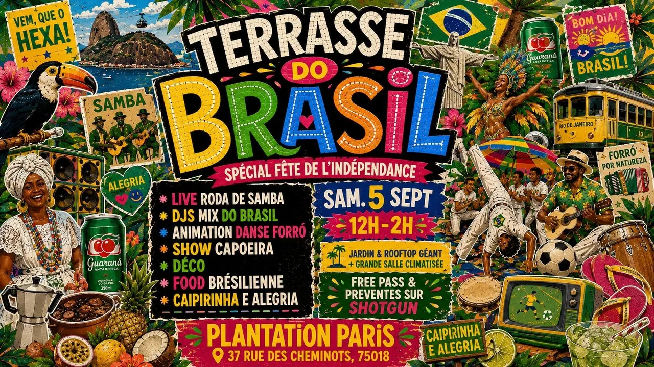 TERRASSE DO BRASIL – Spécial Fête de l’Indépendance 🇧🇷