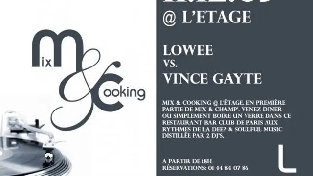 [Mix & Cooking' // Mix & Champ'] @ l'Etage