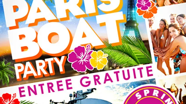 Paris Boat Party # Spring Edition