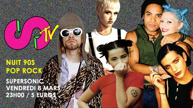 STV - Nuit 90s Pop Rock / Supersonic - Paris