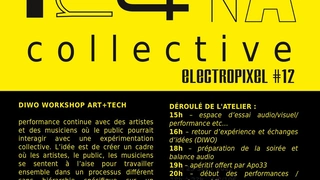 Electropixel 12 - Diwo workshop Art+tech - Mains D'oeuvres