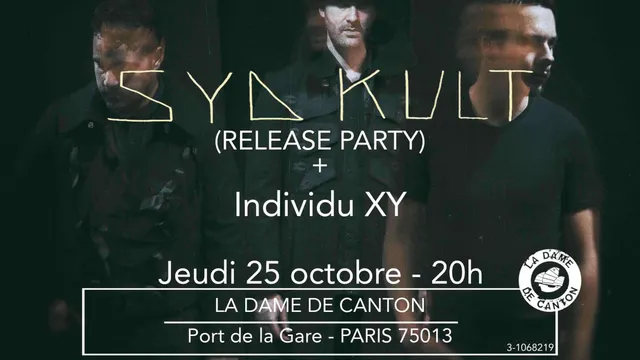 SYD KULT + 1ère partie Individu XY